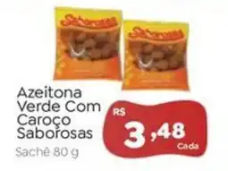 Novo Atacarejo Azeitona Verde Com Caroco Saborosas oferta
