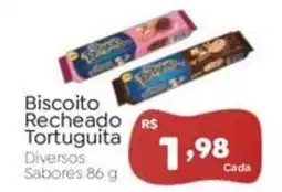 Novo Atacarejo Biscoito Recheado Tortuguita oferta