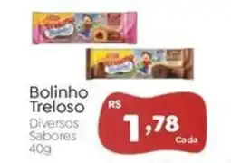 Novo Atacarejo Bolinho Treloso Diversos Sabores oferta