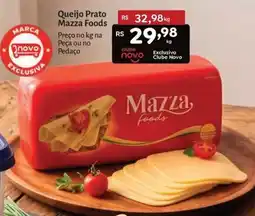 Novo Atacarejo Queijo Prato Mazza Foods oferta