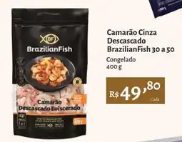 Novo Atacarejo Camarão cinza descascado eviscerado oferta