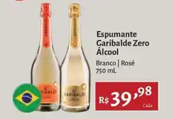 Novo Atacarejo Espumante Garibaldo Zero Álcool oferta