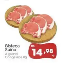 Novo Atacarejo Bisteca Suina oferta