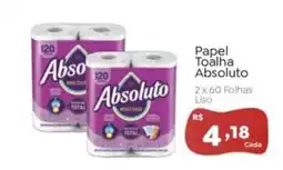 Novo Atacarejo Papel Toalha Absoluto oferta