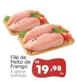 Novo Atacarejo Filé de Peito de Frango oferta