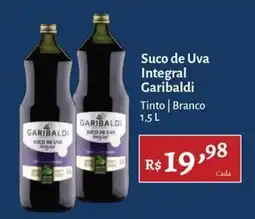 Novo Atacarejo Suco de Uva Integral Garibaldi oferta