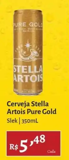 Novo Atacarejo Cerveja Stella Artois Pure Gold oferta