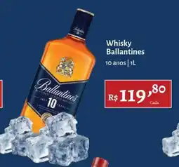 Novo Atacarejo Whisky Ballantines 10 anos oferta