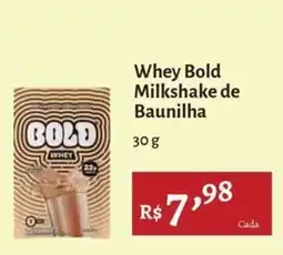 Novo Atacarejo Whey bold milkshake de baunilha oferta