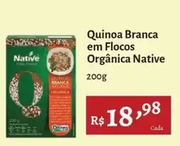 Novo Atacarejo Quinoa branca em flocos orgânica native oferta