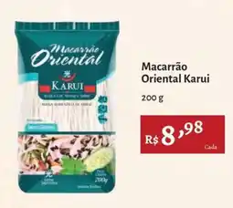 Novo Atacarejo Macarrão Oriental Karui oferta