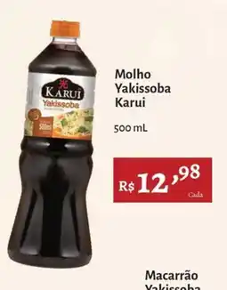 Novo Atacarejo Molho Yakissoba Karui oferta