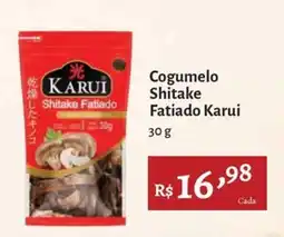 Novo Atacarejo Cogumelo Shitake Fatiado Karui oferta