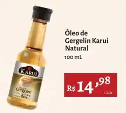 Novo Atacarejo Óleo de gergelim karui natural oferta