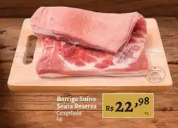 Novo Atacarejo Barriga Suíno Seara Reserva oferta