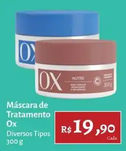Novo Atacarejo Máscara de Tratamento Ox Diversos Tipos oferta
