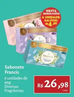 Novo Atacarejo Sabonete francis oferta