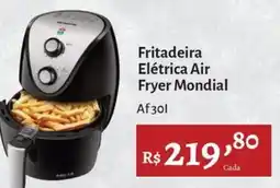 Novo Atacarejo Fritadeira Elétrica Air Fryer Mondial Af30l oferta