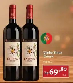 Novo Atacarejo Vinho Tinto Esteva oferta