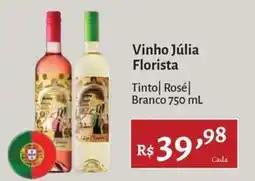 Novo Atacarejo Vinho Júlia Florista oferta