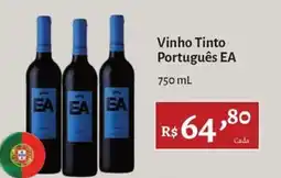 Novo Atacarejo Vinho Tinto Português EA oferta