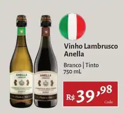 Novo Atacarejo Vinho Lambrusco Anella oferta
