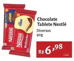 Novo Atacarejo Chocolate tablete nestlé diversos oferta