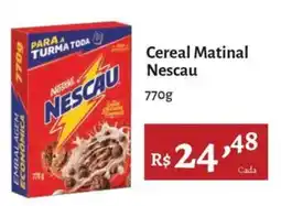 Novo Atacarejo Cereal Matinal Nescau oferta