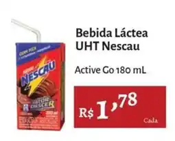 Novo Atacarejo Bebida Láctea UHT Nescau Active Go oferta