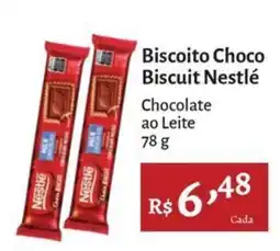 Novo Atacarejo Biscoito Choco Biscuit Nestlé Chocolate ao Leite oferta