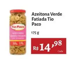 Novo Atacarejo Azeitona Verde Fatiada Tio Paco oferta