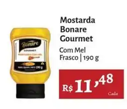 Novo Atacarejo Mostarda bonare gourmet com mel oferta
