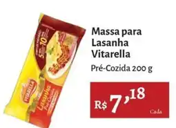Novo Atacarejo Massa para Lasanha Vitarella oferta