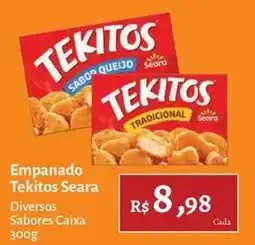 Novo Atacarejo Empanado tekitos seara oferta