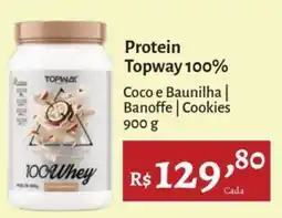 Novo Atacarejo Protein Topway 100% Coco e Baunilha | Banoffe | Cookies oferta