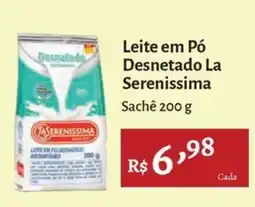 Novo Atacarejo Leite em pó desnatado la serenissima oferta