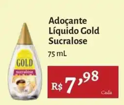 Novo Atacarejo Adoçante Líquido Gold Sucralose oferta