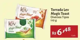 Novo Atacarejo Torrada lev magic toast diversos tipos oferta