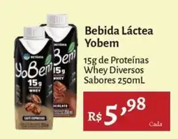 Novo Atacarejo Bebida Láctea Yobem oferta