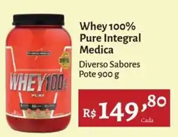 Novo Atacarejo Whey 100% pure integral medica oferta