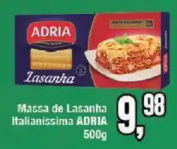 Redeconomia Massa de Lasanha Italianissima ADRIA oferta