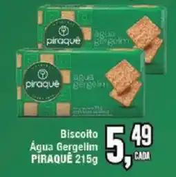 Redeconomia Biscoito Água Gergelim Piraquê oferta