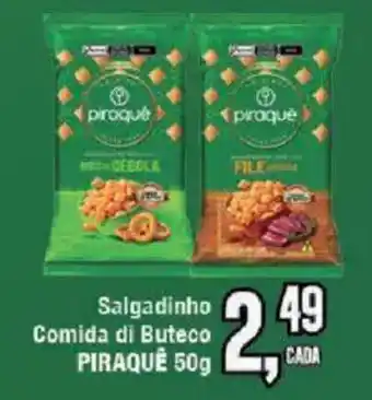 Redeconomia Salgadinho Comida di Buteco Piraquê oferta