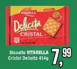 Redeconomia Biscoito vitarella cristal delicita oferta