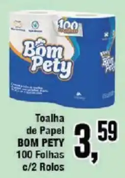 Redeconomia Toalha de Papel Bom Pety oferta