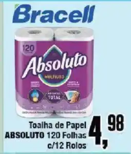 Redeconomia toalha de papel absoluto 120 folhas oferta