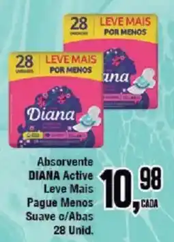 Redeconomia Absorvente diana active oferta