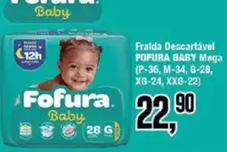 Redeconomia Fralda descartável fofura baby mega oferta