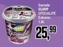 Redeconomia Sorvete sloop especialite sabores oferta
