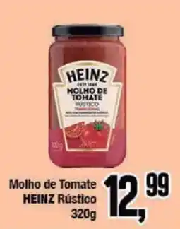Redeconomia molho de tomate heinz rústico oferta